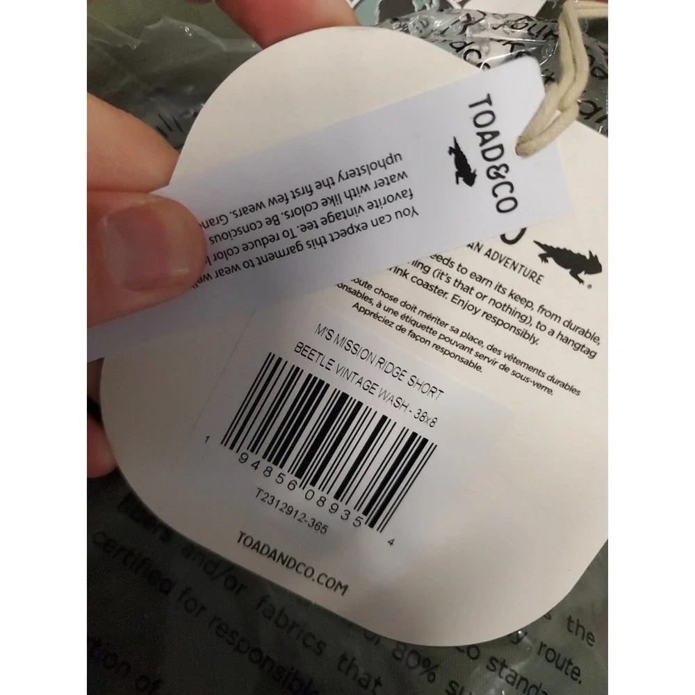 Toad&Co new tags
